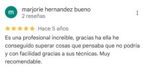 testimonio marjorie - Patricia Sanchez