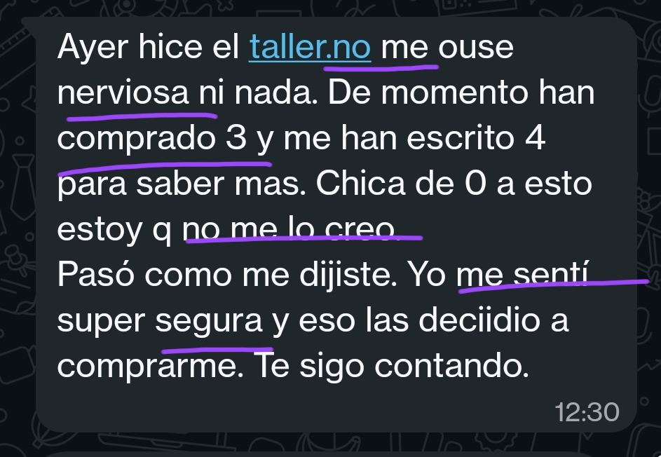 Testimonio resultados 1